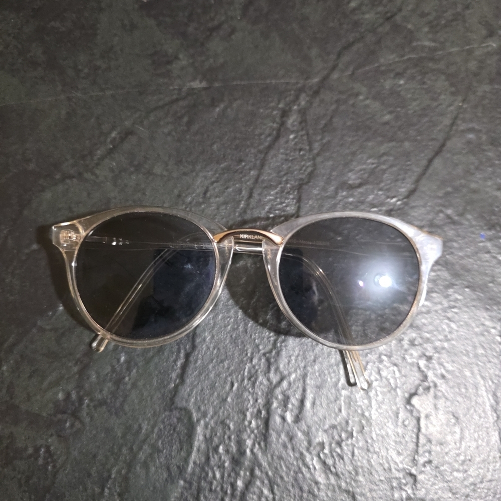Kirkland Signature Eyeglasses Moose 1266818 Crystal Clear FRAMES ONLY 50-21-145